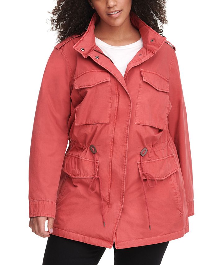 Levis Trendy Plus Size Cotton Utility Jacket And Reviews Jackets And Blazers Plus Sizes Macys 