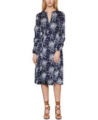 bcbg floral wrap dress