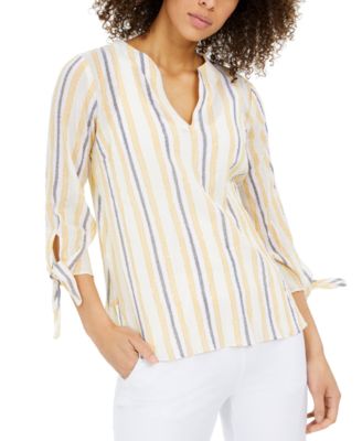 macys michael kors petite tops