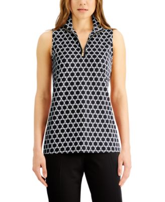 macys petite sleeveless tops