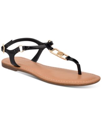 tommy flat sandals