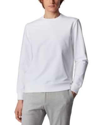 hugo boss white sweatshirt