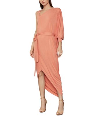 bcbg peach dress