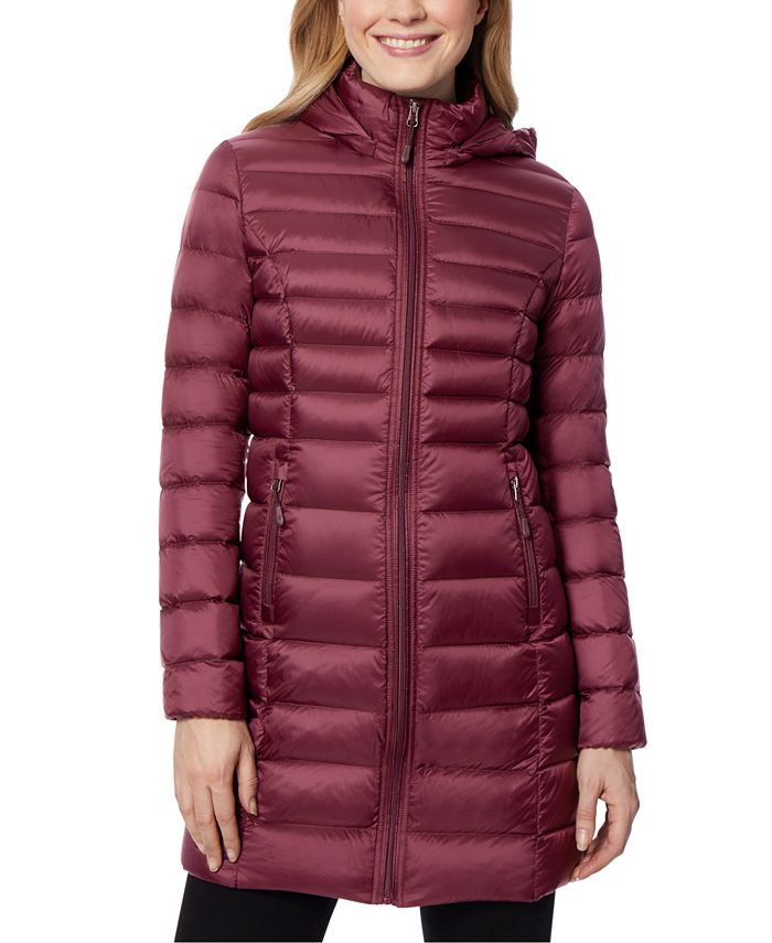 32 Degrees Packable Hooded Down Puffer Coat, Created for Macy's ...