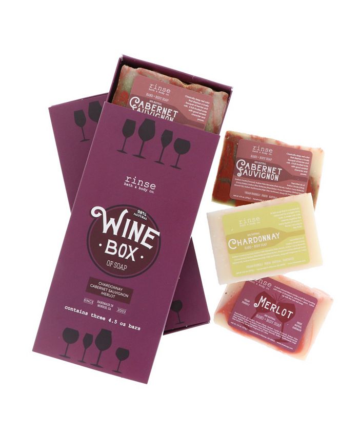 Rinse Bath & Body Co. Box of Wine Soaps, 3 Bars & Reviews Home Macy's