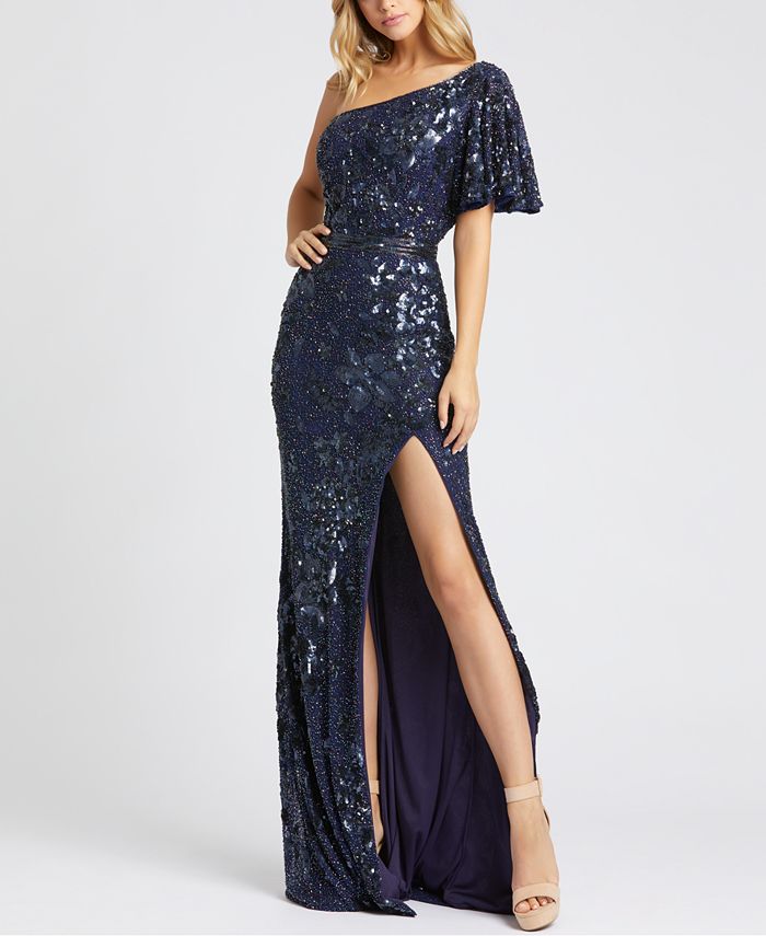 mac duggal one shoulder