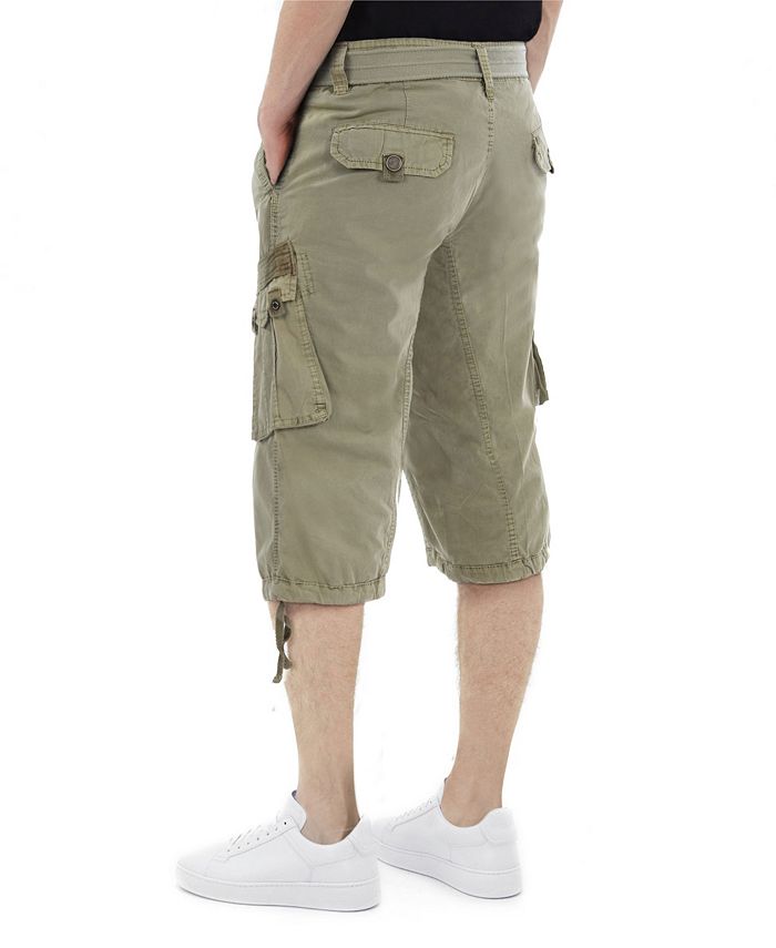 X-Ray Men's Belted Capri Cargo Shorts & Reviews - Shorts - Men - Macy's