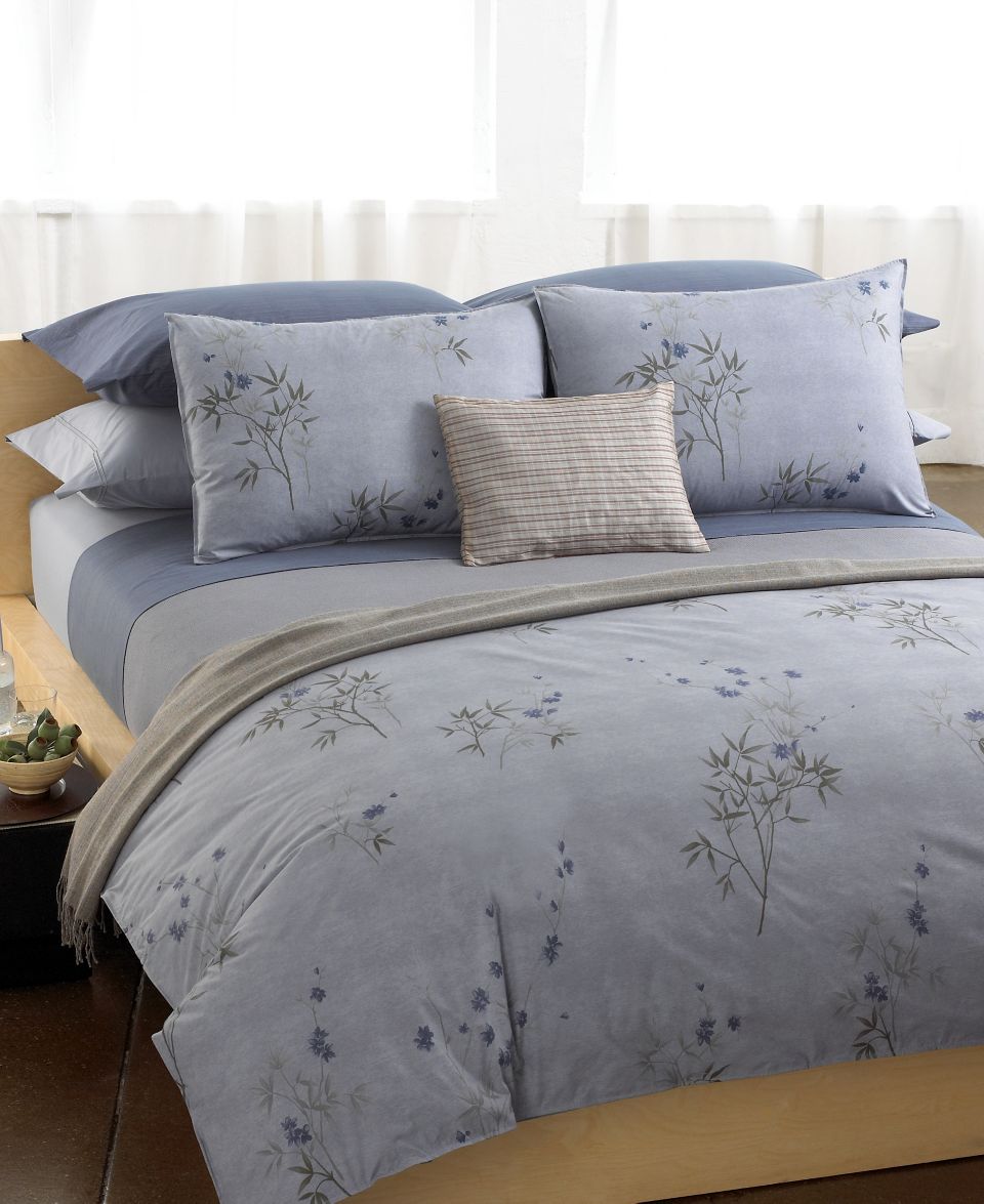 Calvin Klein Bamboo Flower Full/Queen Duvet Cover   Bedding