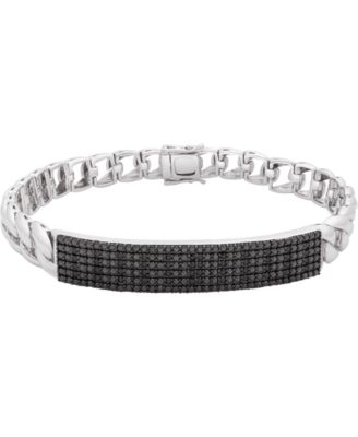 macy's black diamond bracelet