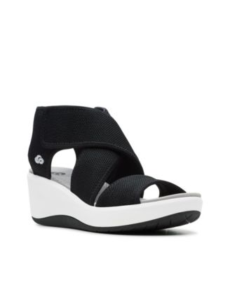 cloudsteppers by clarks step cali palm wedge sandal