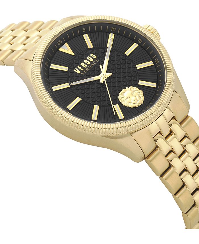 Versus by Versace Men's Colonne GoldTone Stainless Steel Bracelet