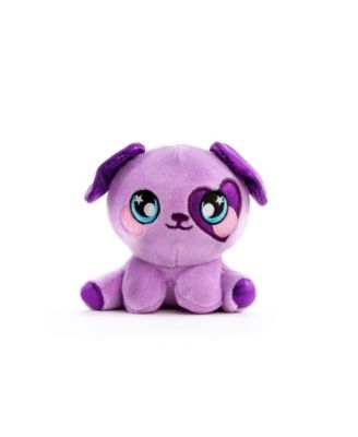 purple dog plush