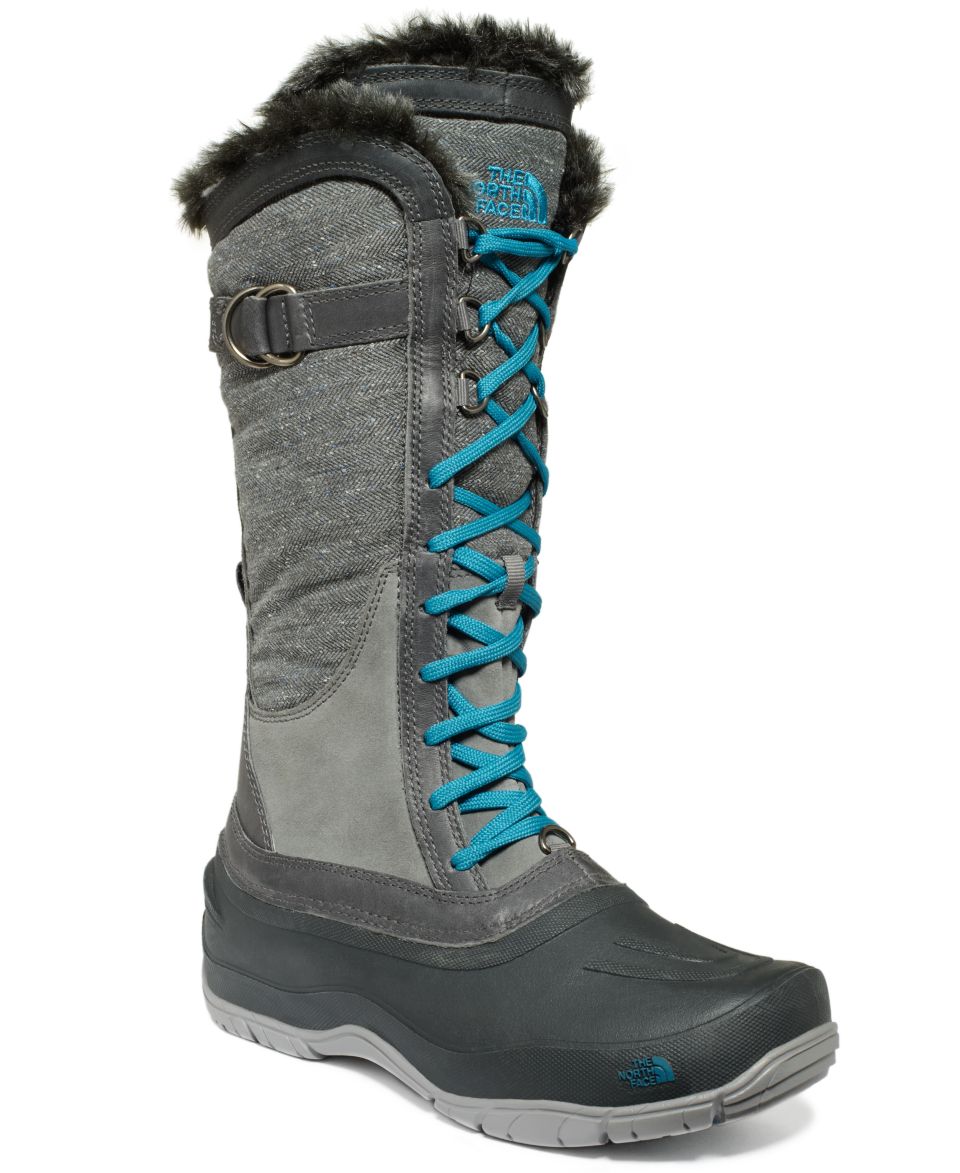 The North Face Womens Shellista Lace Luxe Faux Fur Boots   Shoes