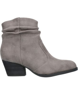 grey slouch booties