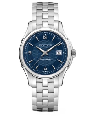 Мужские швейцарские автоматические часы Hamilton Jazzmaster Viewmatic с браслетом из нержавеющей стали 40 мм