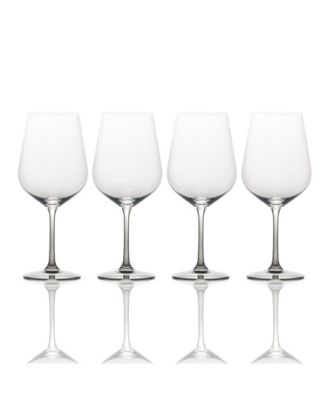 mikasa white wine glasses