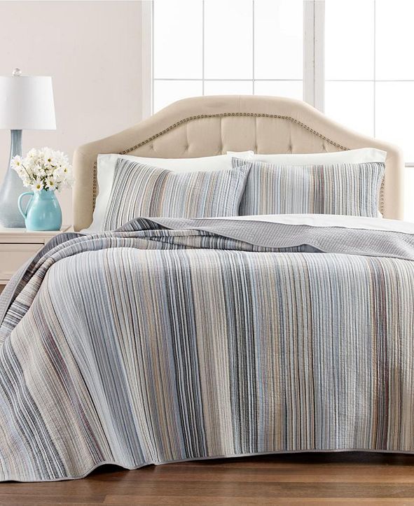 Martha Stewart Collection Charleston Yarn Dye Stripe King/Cal King