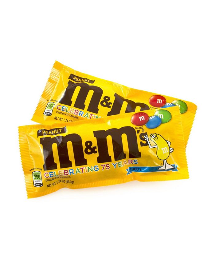 M&M's Peanut M&M's, 1.74 oz Bag, 48 Count & Reviews Food
