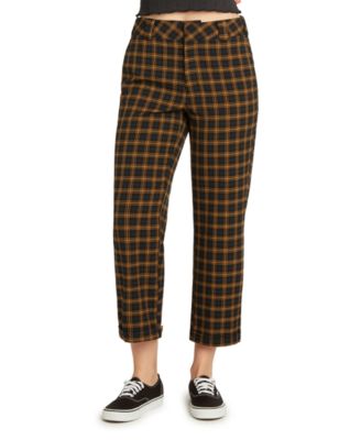 juniors plaid pants