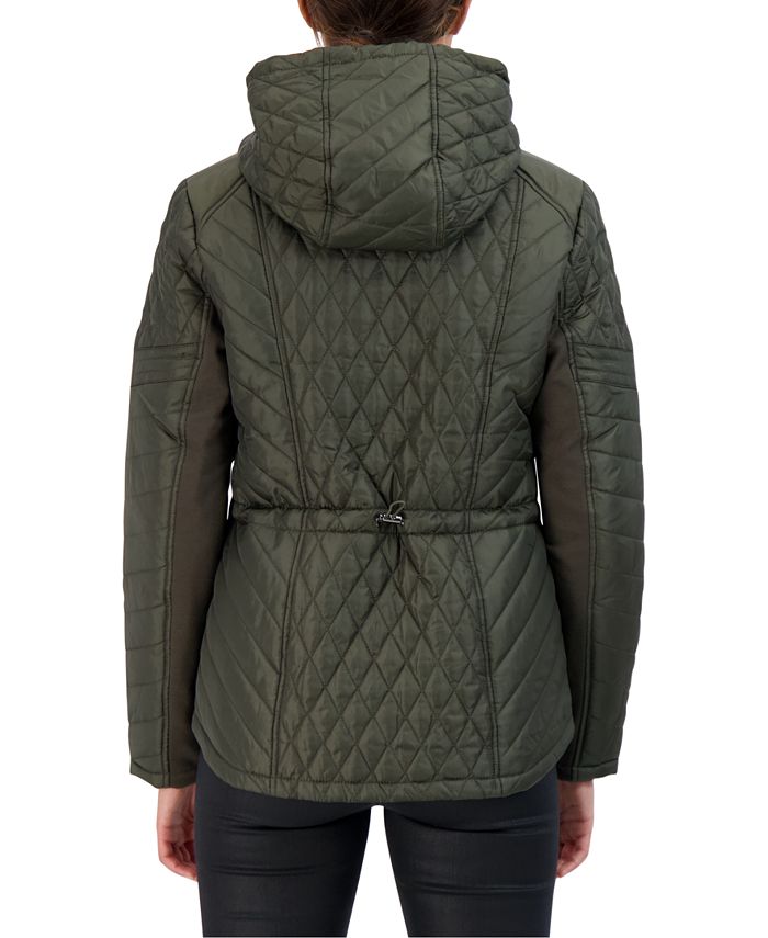 Sebby Juniors' Hooded Water-Resistant Quilted Coat & Reviews - Coats ...