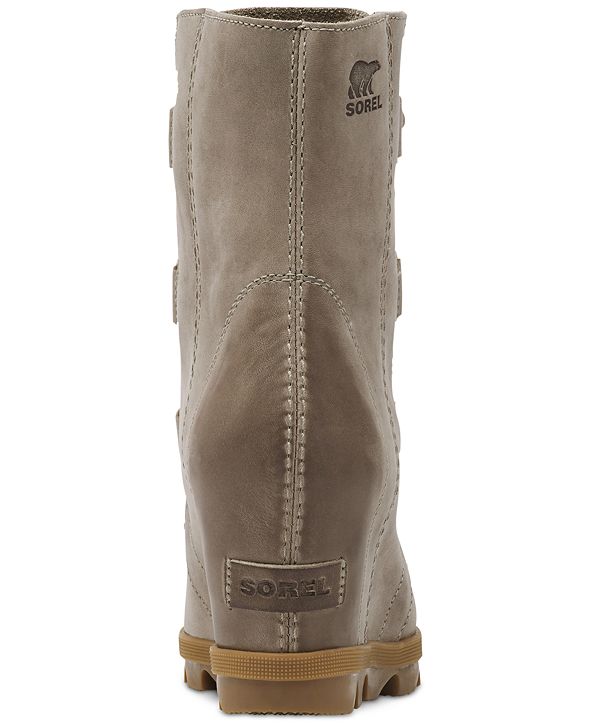 lug wedge booties