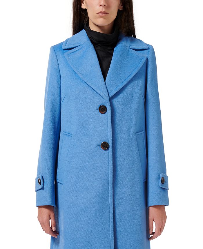 Sam Edelman Single-Breasted Walker Coat, Created for Macy's & Reviews ...