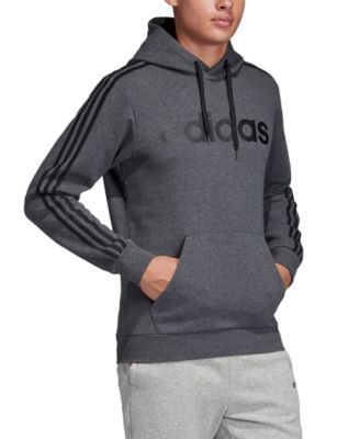 adidas 3 stripes logo over the head hoody mens