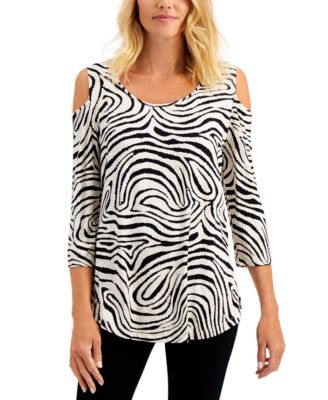 cold shoulder tops at macy's