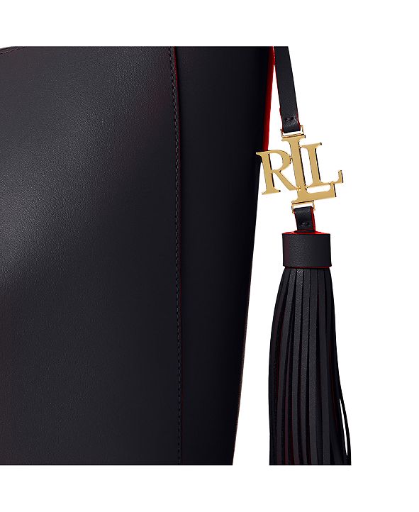 Lauren Ralph Lauren Medium Leather Adley Shoulder Bag & Reviews