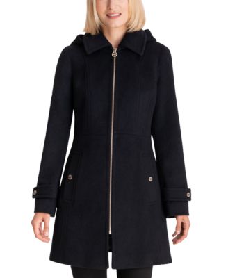 Michael Kors Hooded Coat, Created for 