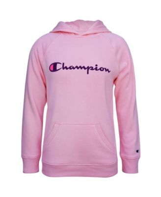 girls pink champion hoodie