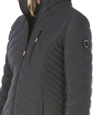 Nautica Hooded Stretch Packable Puffer 
