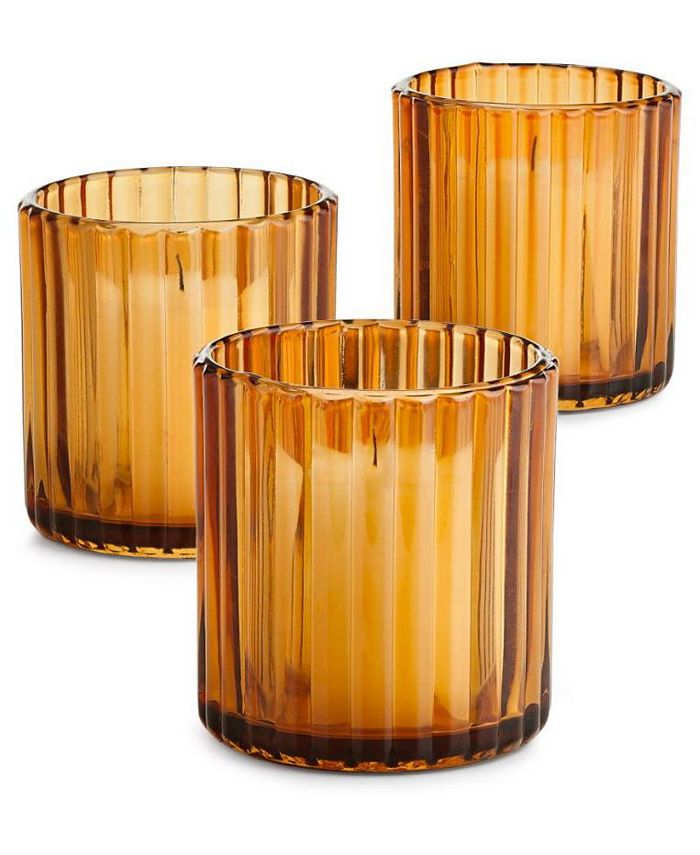 Martha Stewart Collection Closeout Martha Stewart Set Of 3 Glass Votives Created For Macy S Reviews Home Macy S
