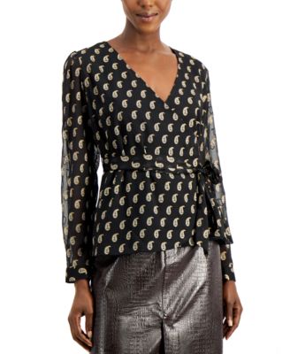 macy's surplice top