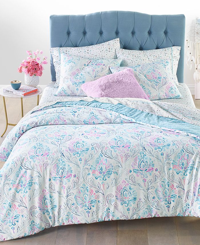 Martha Stewart Collection Reversible 3 Pc Watercolor Damask Print Bedding Collection Created For Macy S Reviews Comforters Fashion Bed Bath Macy S Alibaba.com offers 1,271 light pink comforter products. reversible 3 pc watercolor damask print bedding collection created for macy s