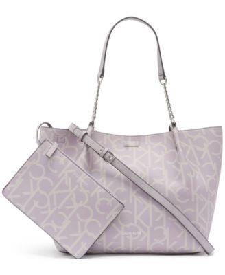 macy's calvin klein reversible tote