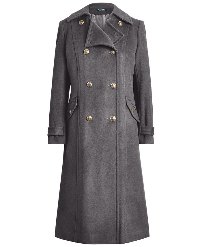 lauren ralph lauren double breasted herringbone wool jacket