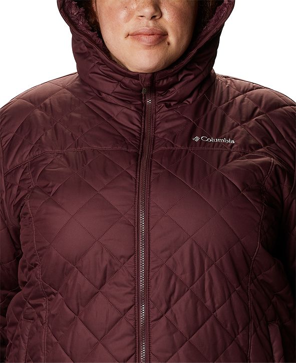 Columbia Plus Size Copper Crest Hooded Quilted Jacket & Reviews