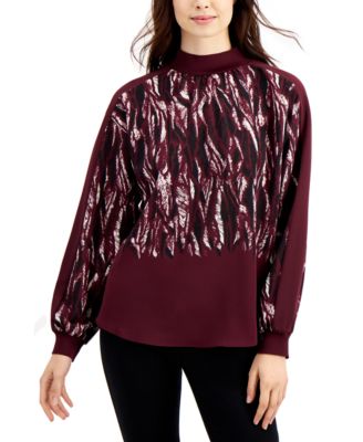 alfani blouses macys