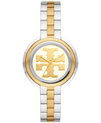 Женские часы Miller с двухцветным браслетом из нержавеющей стали Tory Burch, 36 мм