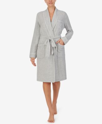 lauren ralph lauren quilted shawl collar short robe