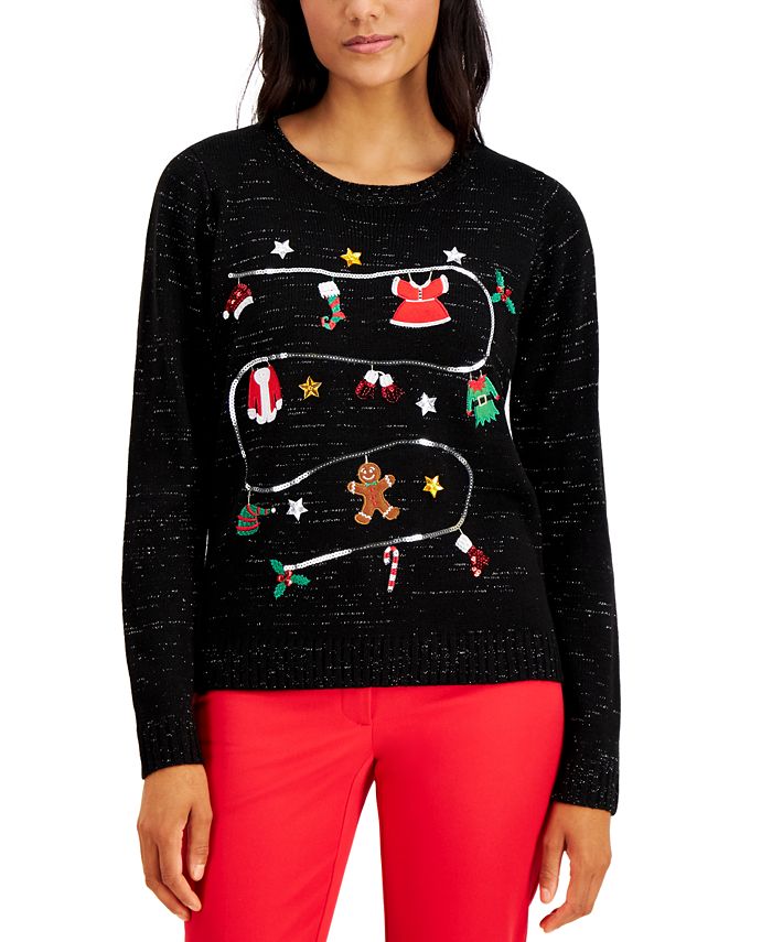 macys karen scott petite sweatshirts