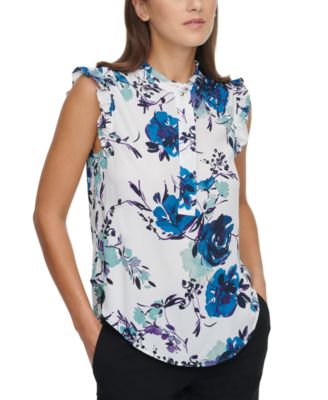 macys sleeveless blouses