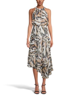 macy's asymmetrical dress