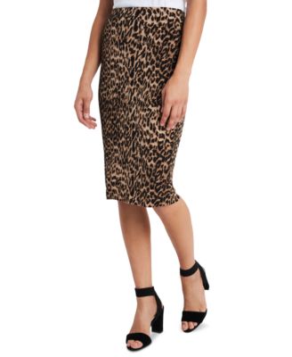 mid length leopard skirts macys