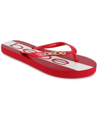 bebe flip flops