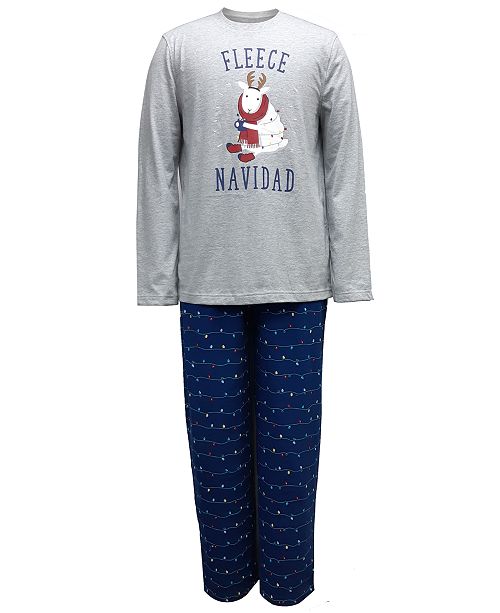 Family Pajamas Matching Fleece Navidad Family Pajama Set Collection Created For Macy S Reviews Bras Panties Lingerie Women Macy S