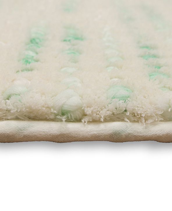 Martha Stewart Collection Bubble 20" x 30" Bath Rug, Created for Macy's