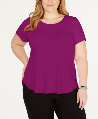 macys alfani tops plus size