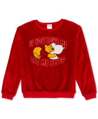 red winnie the pooh sweater